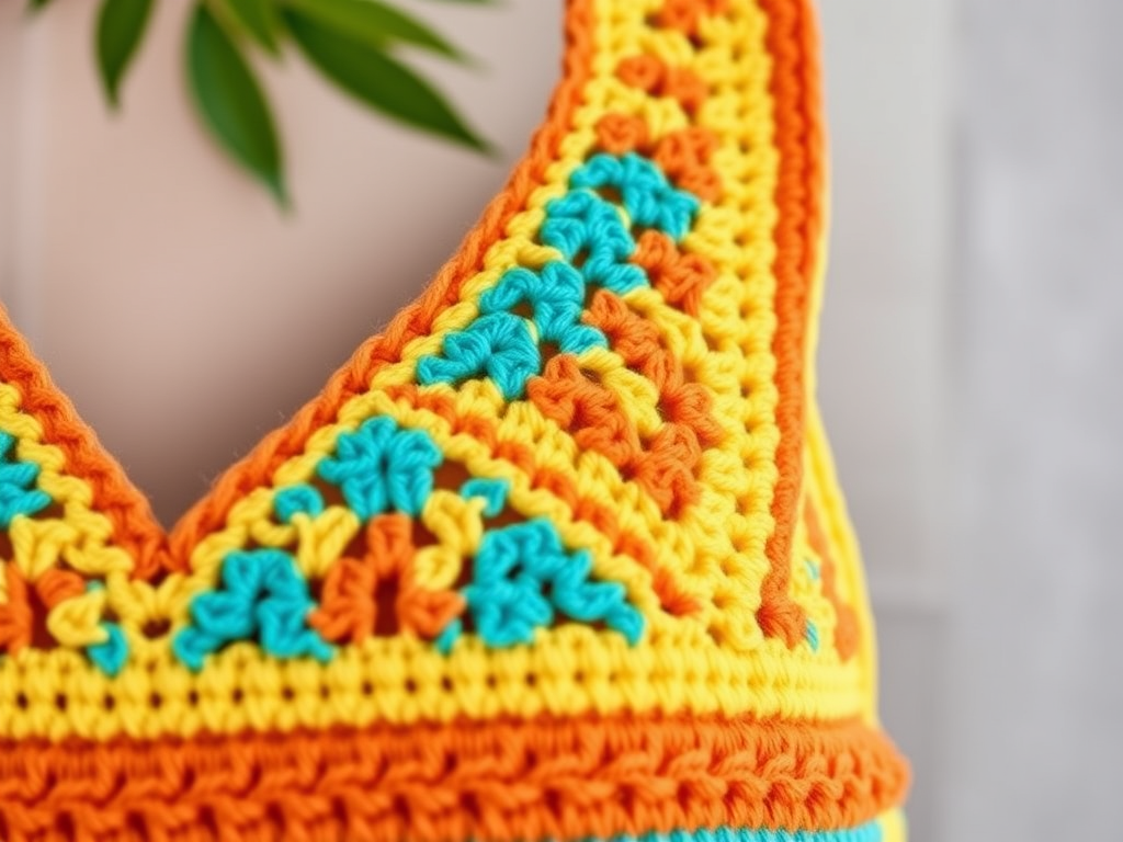 Passo a Passo Detalhado do Top de&nbsp;Crochê