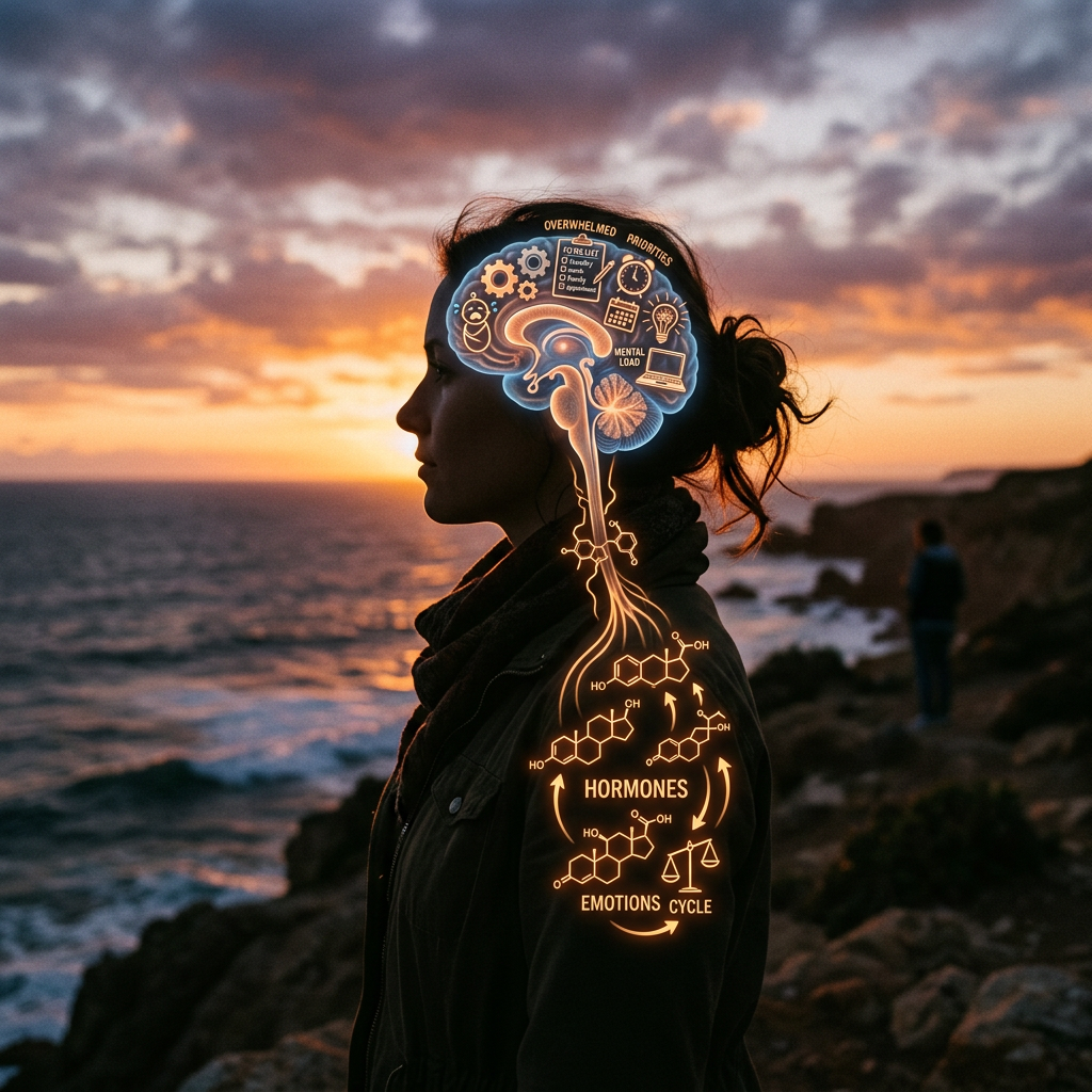 Ansiedade Feminina: Impactos Hormonais e Carga Mental